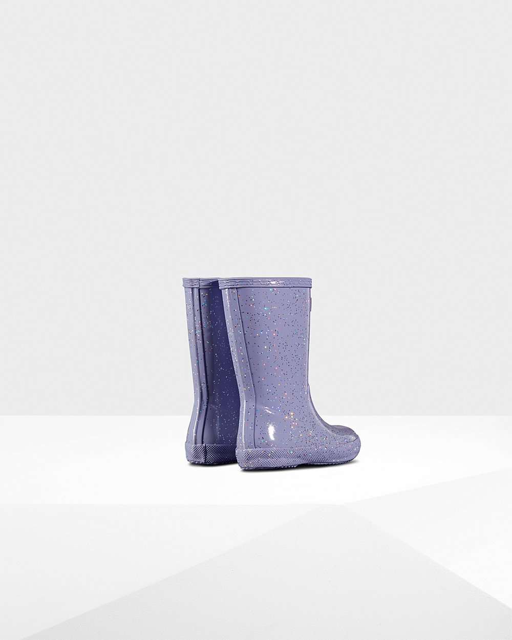 Kids Hunter Original First Giant Glitter | Rain Boots Purple | NZ-21346-RWXN